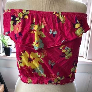 OFF THE SHOULDER CROP TOP